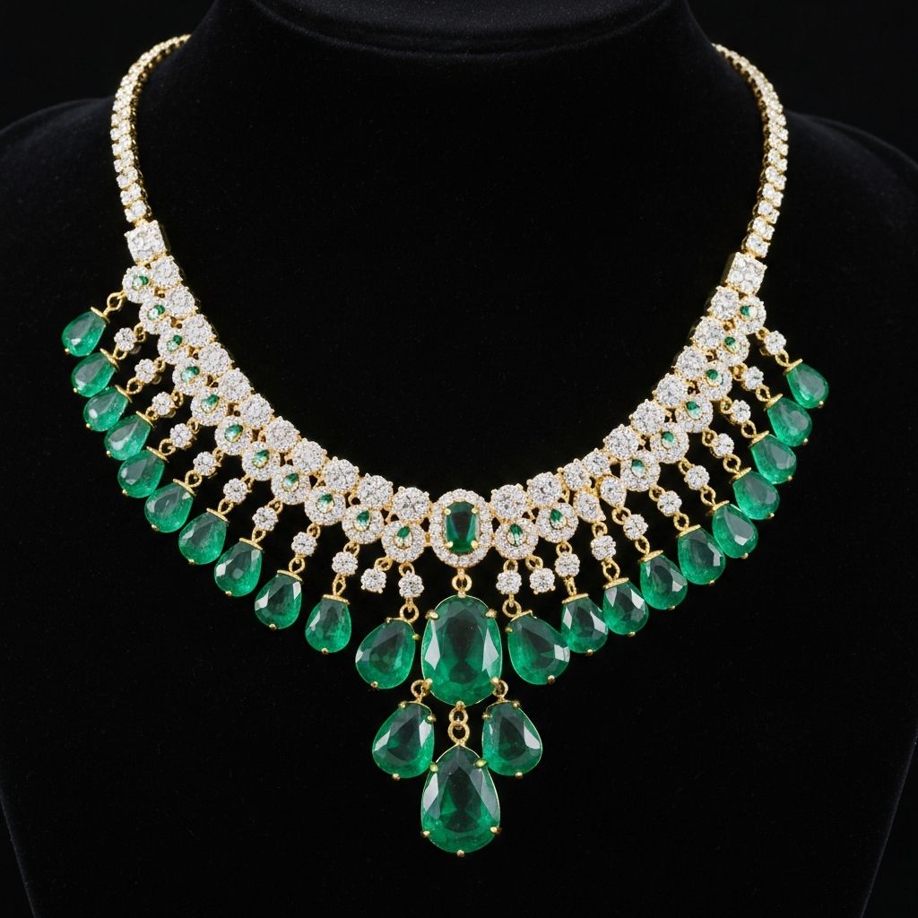 Zümrüt Rüyaları Kolye